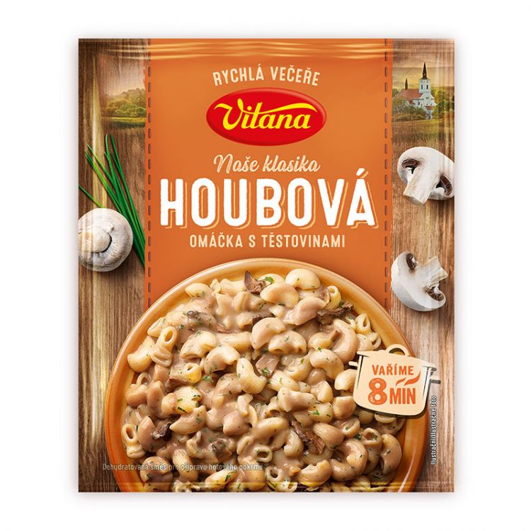 Vitana Hubová omáčka s cestovinami 154g