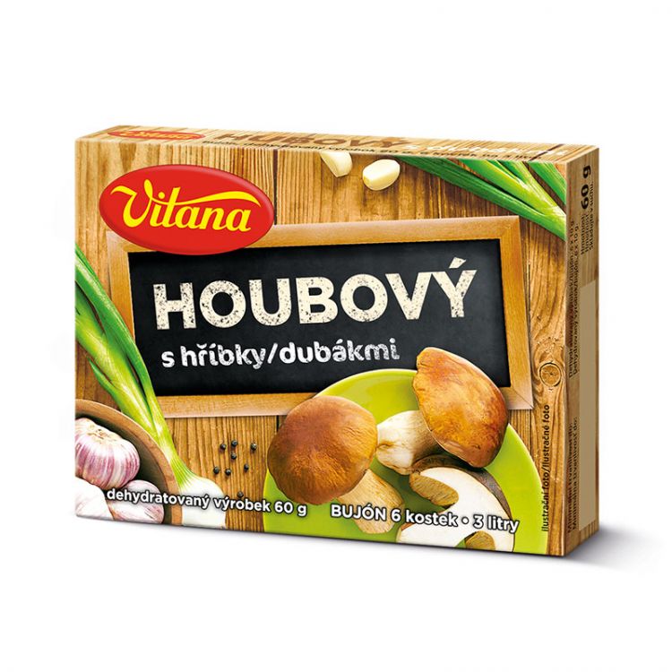 Vitana Hubový bujón s dubákmi 60g