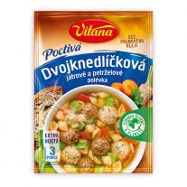 Vitana Poctiva dvojknedlíčková polievka Pečeňové a Petržlenové knedlíčky 82g