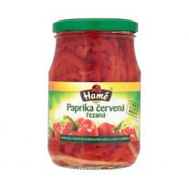 Hamé Paprika červená rezy 340g