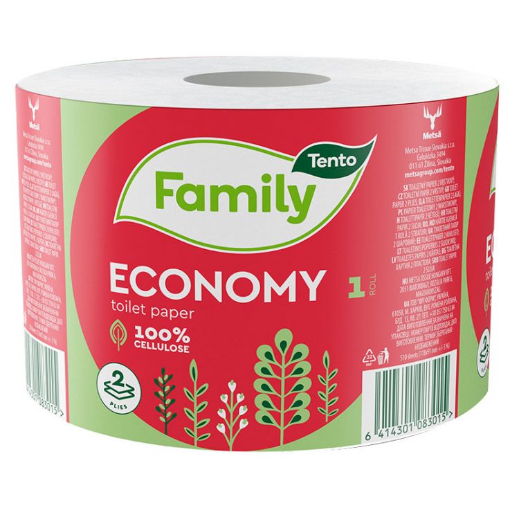 Tento toaletný papier Family Economy 2 vrst./60 m