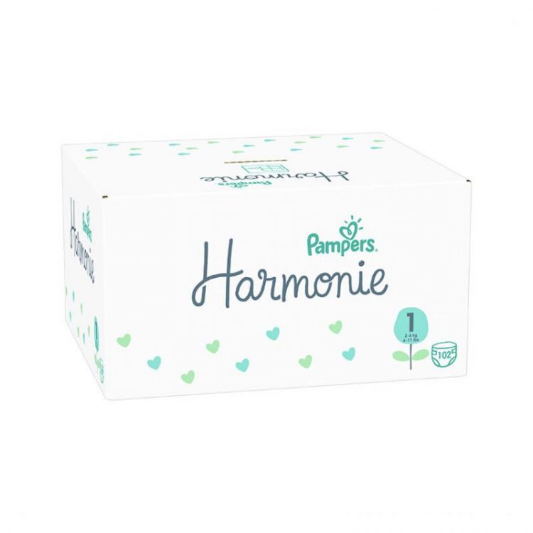 PAMPERS Harmonie Monthly Box S1 102ks