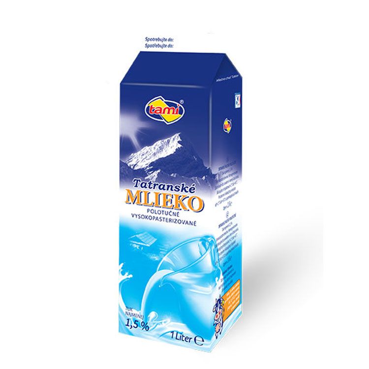 Tami Tatranské čerstvé mlieko 1,5% 1l - eDELIA.sk