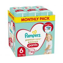PAMPERS Premium pants Monthly Box S6 (93ks)