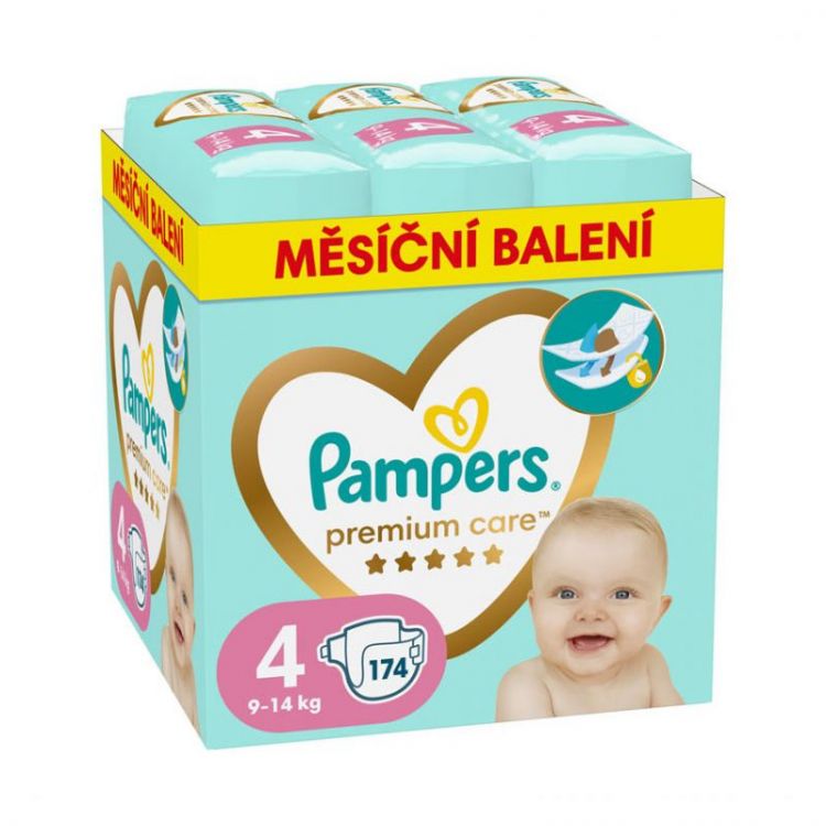 PAMPERS Premium Care vel. 4 Maxi (174 ks)