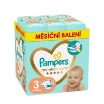 PAMPERS Premium Care vel. 3 Midi (200 ks)