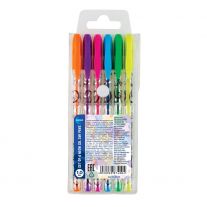 Perá gélové neón 1,0 mm  6 farieb