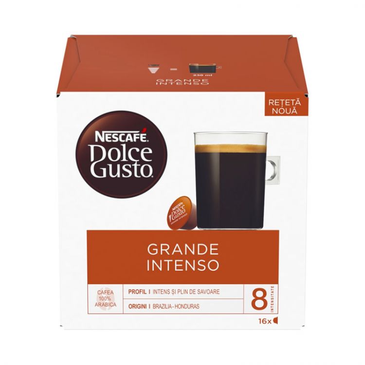NESCAFÉ Dolce Gusto Grande Intenso - káva v kapsulách - 16 ks