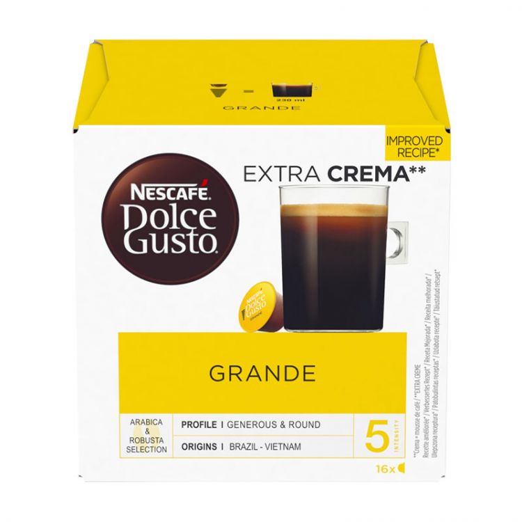 NESCAFÉ Dolce Gusto Grande - káva v kapsulách - 16 kapsúl v balení