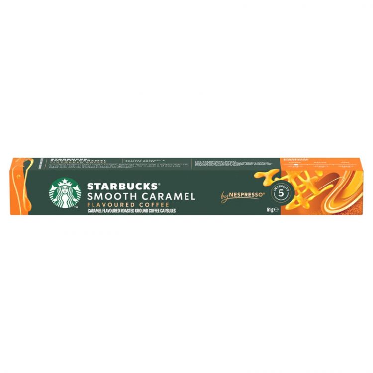 Starbucks by Nespresso Smooth Caramel Flavoured Coffee, kávové kapsuly - 10 kapsúl v balení
