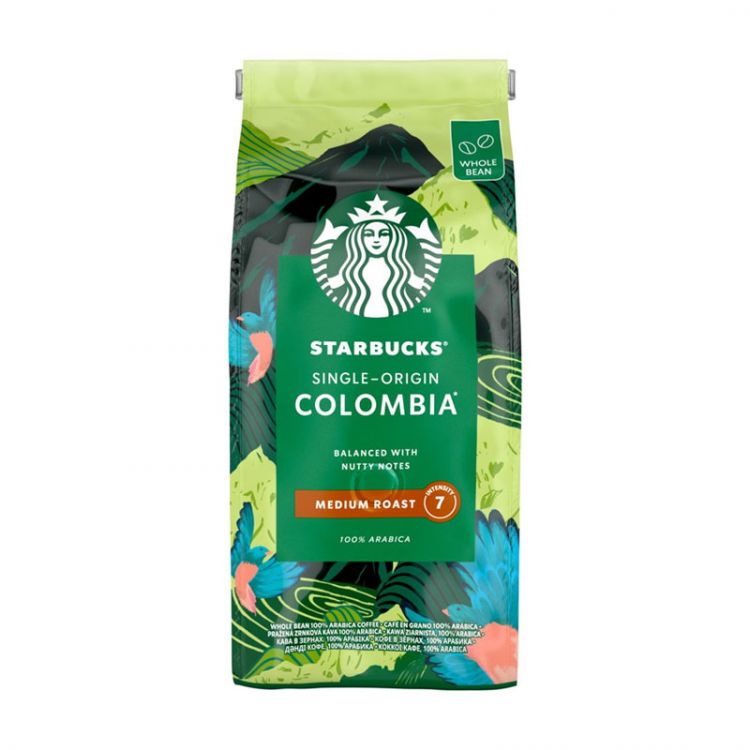 Starbucks Single-Origin Colombia, zrnková káva 450 g