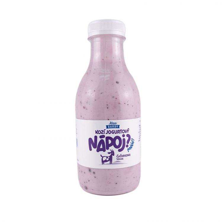 BARDY Kozí jogurtový nápoj čučoriedka 500 ml