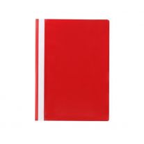 Rýchloviazač Plastový A4 červený , 10 ks