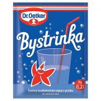 Dr. Oetker Bystrinka šumivý nápoj v prášku 8 g