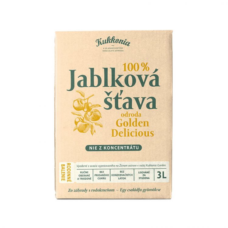 Kukkonia jablková šťava  Golden Delicious