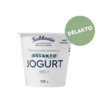 Kukkonia smotanový jogurt Delakto 10% Biely 150 g