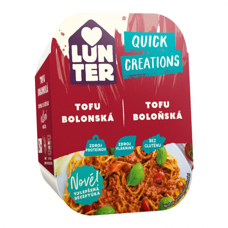 LUNTER Quick&Easy tofu Bolonská 190 g