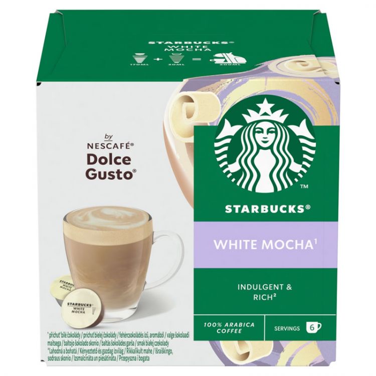 STARBUCKS White Mocha by NESCAFÉ Dolce Gusto - 12 kapsúl (6 šálok)