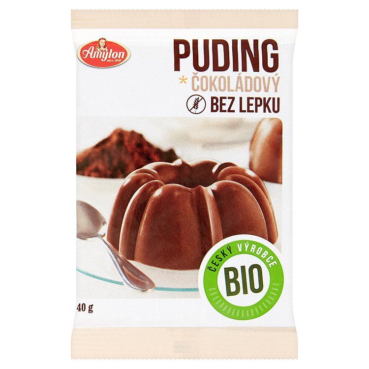 Amylon BIO Puding čokoládový 40g - bez lepku