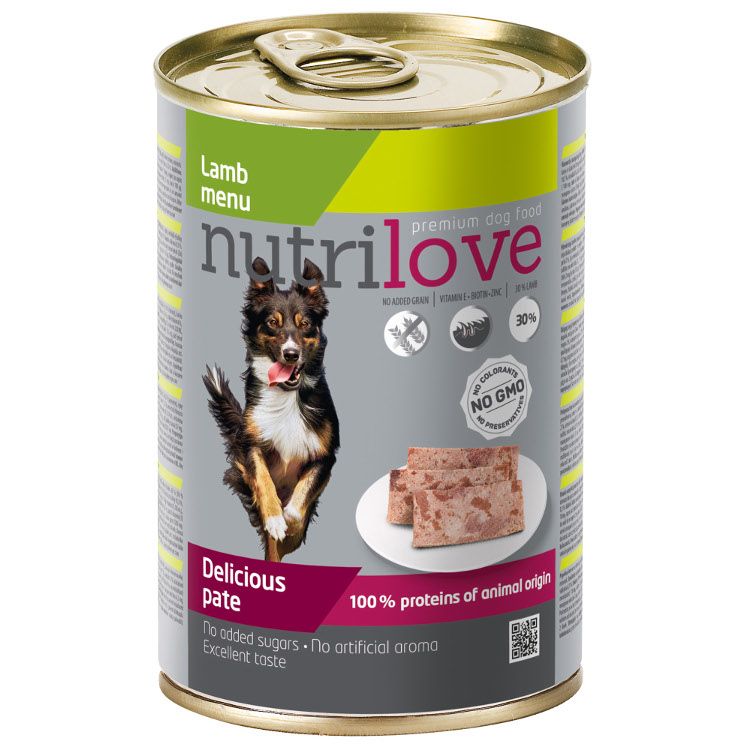 Nutrilove Lamb Menu 400g - eDELIA.sk