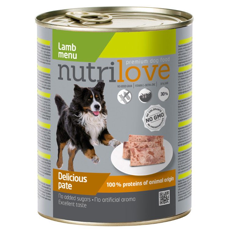 Nutrilove Lamb Menu 800g - eDELIA.sk