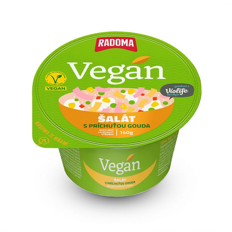 Radoma Vegan šalát s príchuťou Gouda 140g