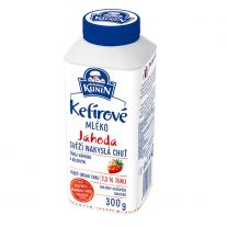 KUNÍN Kefírové mlieko jahoda 300 g