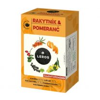 LEROS Čajová chvíľka, RAKYTNÍK & POMARANČ 20x2 g