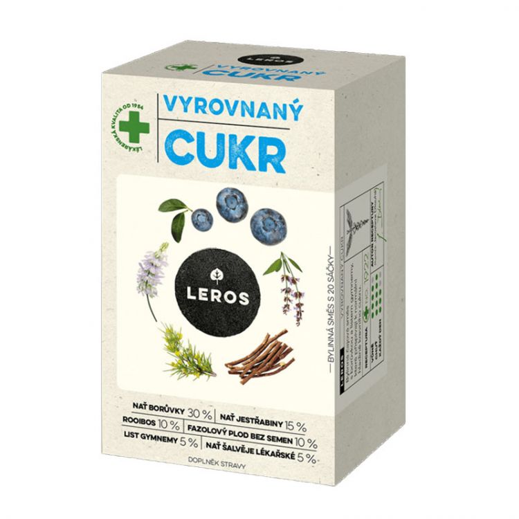 LEROS Vyrovnaný cukor 20x1 g