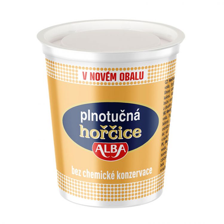 Alba Horčica plnotučná 200g