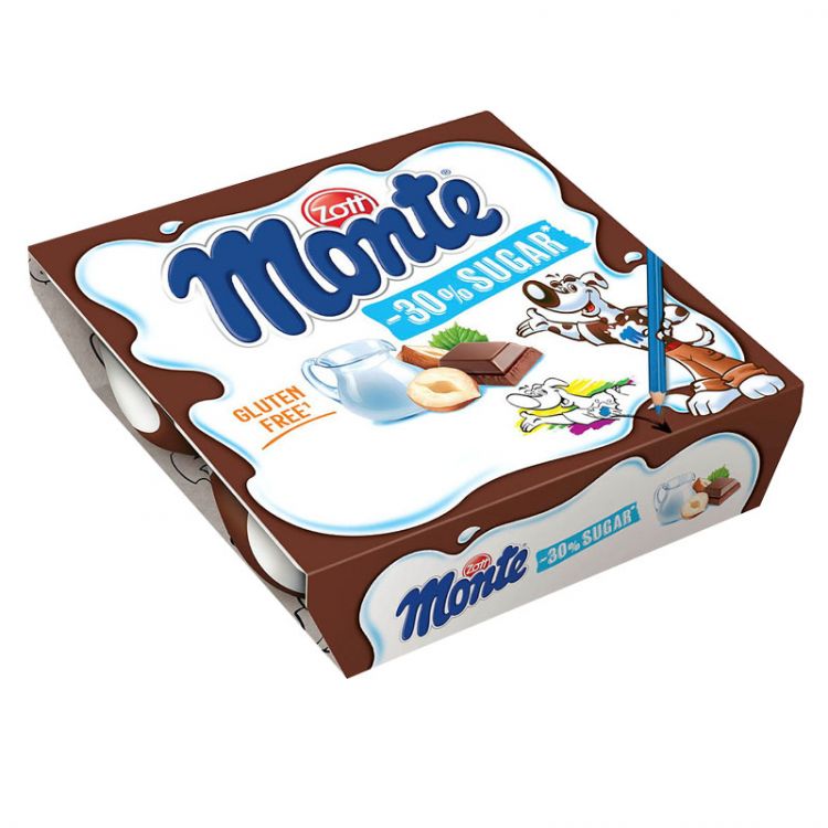 Zott Monte Wrap -30% cukor 4x55 g