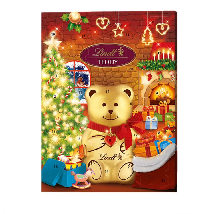 Lindt Teddy Calendar Xmas Tree 170g
