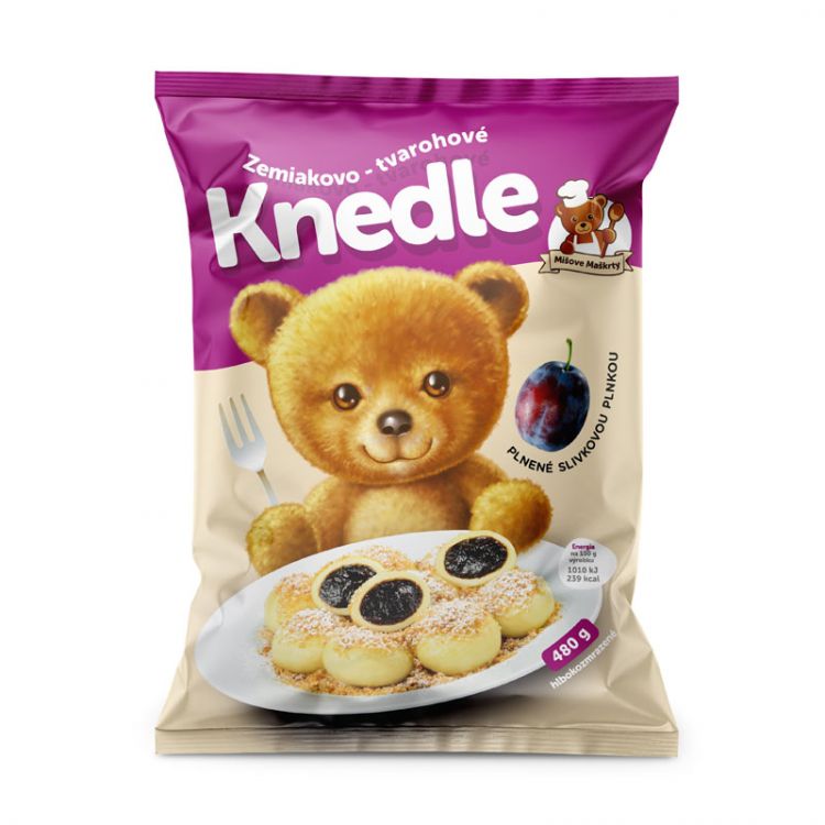 Mišove maškrty Knedle slivkové zemiakovo tvarohové 480g
