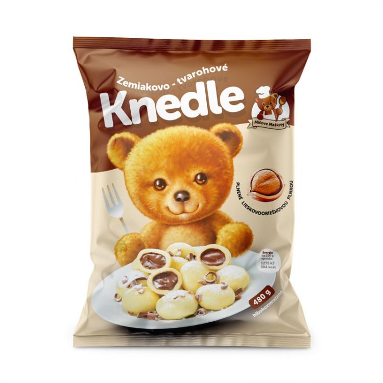 Mišove maškrty Knedle lieskovo-orieškové zem.tvarohové 480g