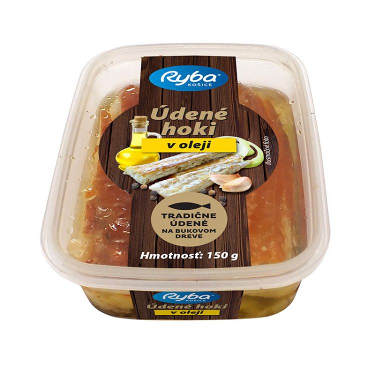 Ryba Košice Údené hoki v oleji 150 g