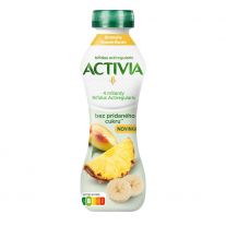 ACTIVIA Nápoj bez pridaného cukru broskyňa/ananás/banán 270g
