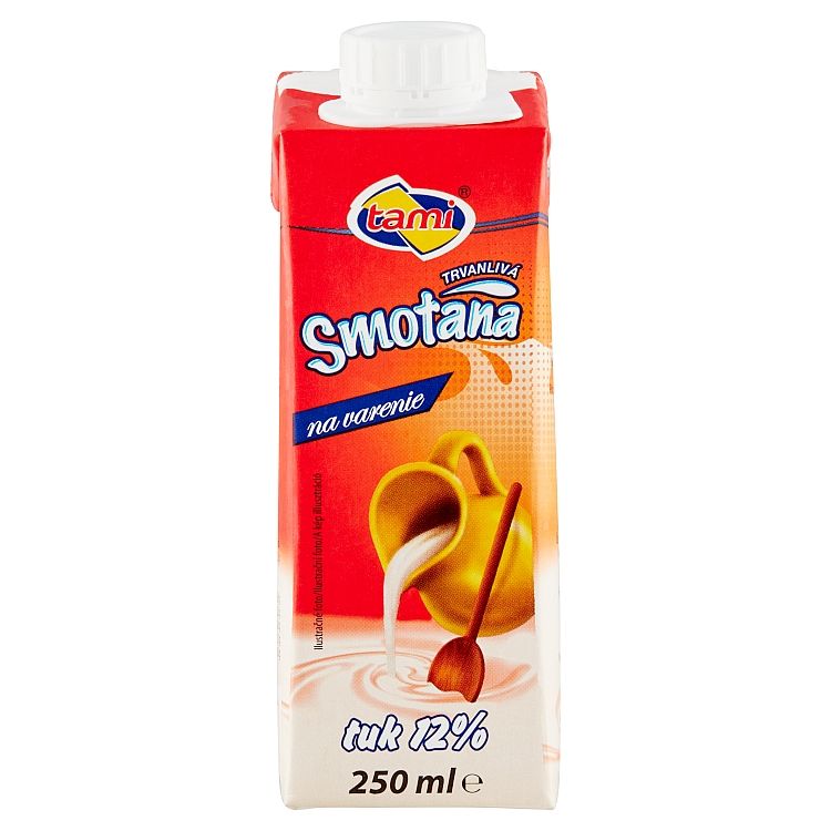 Tami UHT Smotana na Varenie Tuk 12% ;250 ml