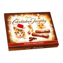 Carla Čokoládové jazýčky mliečne - Vianoce 100g