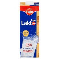 Rajo Lakto Free Mlieko plnotučné 3,5% 1 l