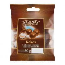 DR.ENSA Kokosová kocka v mliečnej čokoláde 80g