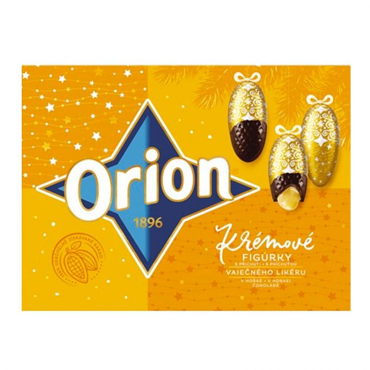 ORION Krémové figúrky s príchuťou vaječného likéru 333 g
