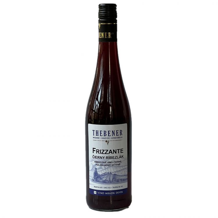 Thebener Frizzante čierny ríbezlák sýtené 0,75l