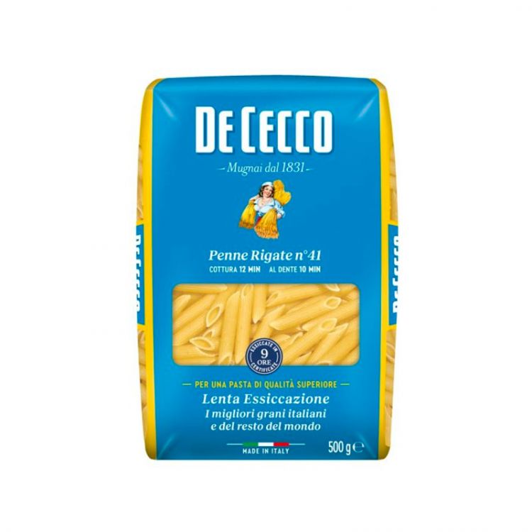 DE CECCO semolinové cestoviny Penne Rigate N41, 500 g