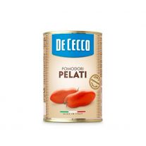 DE CECCO Paradajky lúpané, celé, pasterizované, 400 g,ko