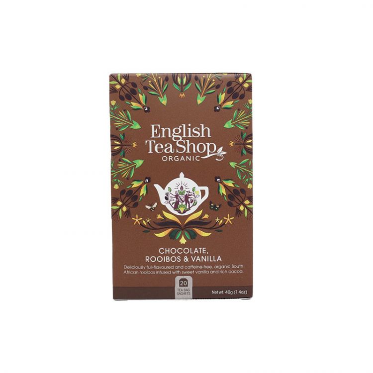 English Tea Shop Čaj Čokoláda, rooibos & vanilka 20 x 2 g