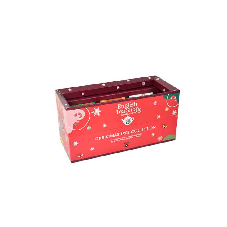 English Tea Shop BIO Figúrky na stromček 6ks, darčeková kolekcia čajov 12g