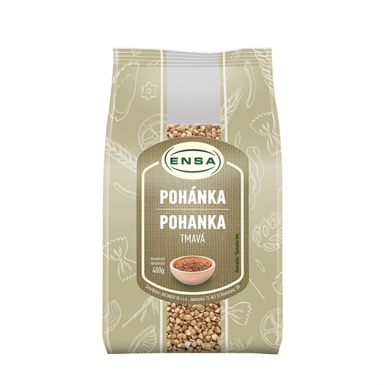 ENSA Pohanka tmavá lúpaná 400g