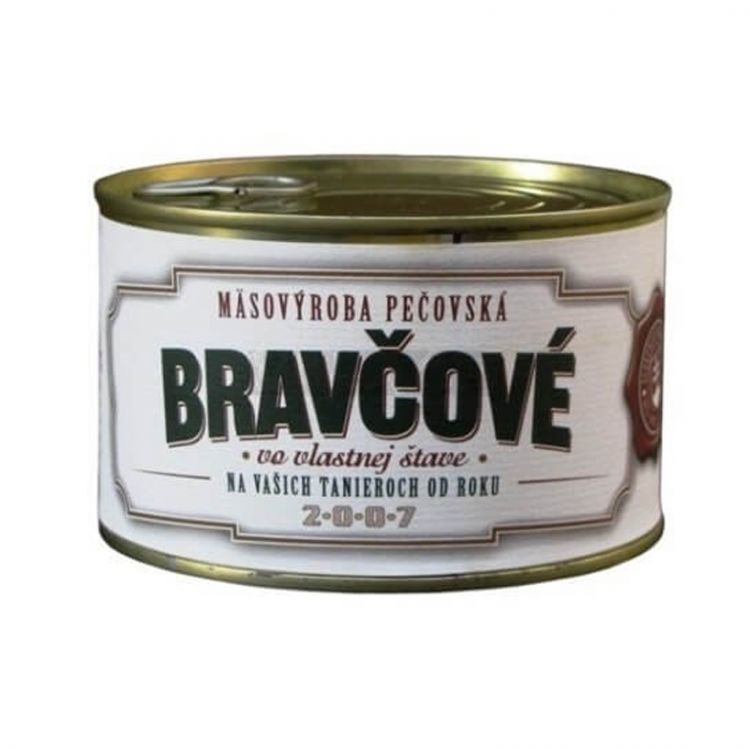 Mäsovýroba Pečovská Bravčové vo vlastnej šťave 180g