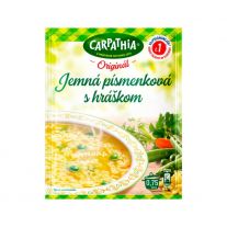 CARPATHIA Jemná písmenková polievka s hráškom vrecko 51 g