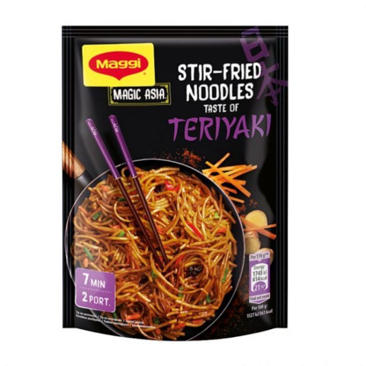 MAGGI Magic Asia Opekané rezance s chuťou Teriyaki vrecko 130 g